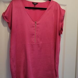 EXPRESS Pink Blouse w/ Zipper